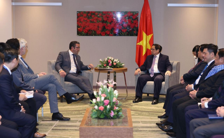 Thủ tướng Phạm Minh Chính làm việc với Quỹ Climate Fund Managers (CFM) và Công ty CA Water