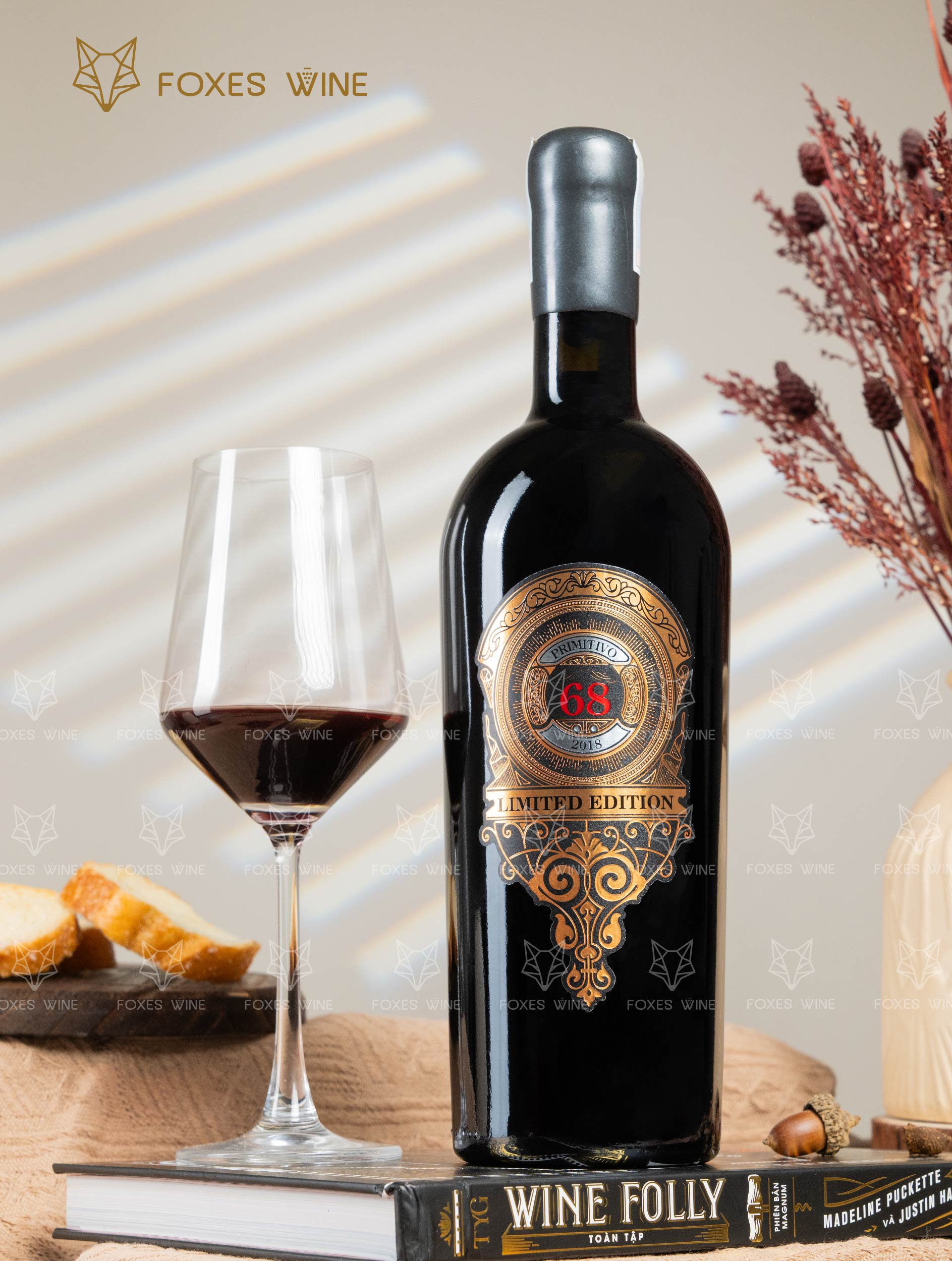 Rượu Vang Ý 68 Primitivo Salento