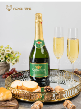 Rượu Vang Nổ Không Độ Nho Trắng Chamdor Sparkling White Grape Juice