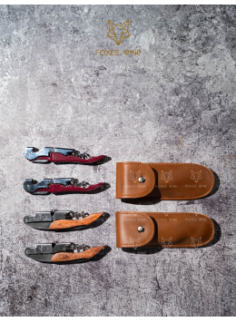 Bộ dụng cụ khui rượu bằng da